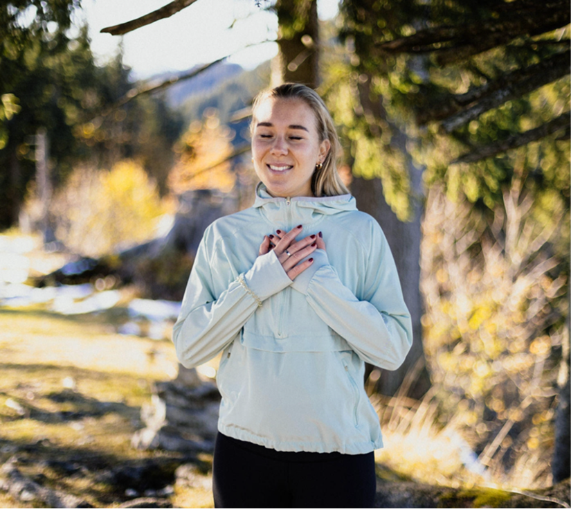 Nicole Kelbassa in der Natur